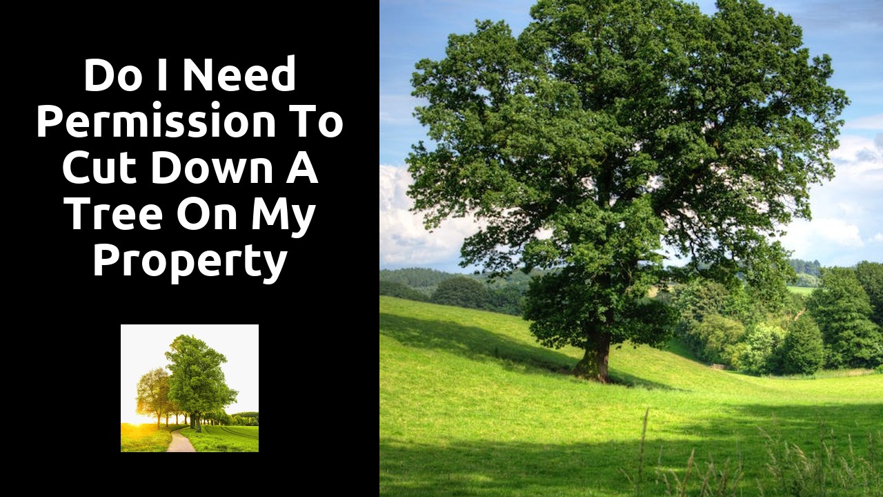 Do I need permission to cut down a tree on my property Victoria?