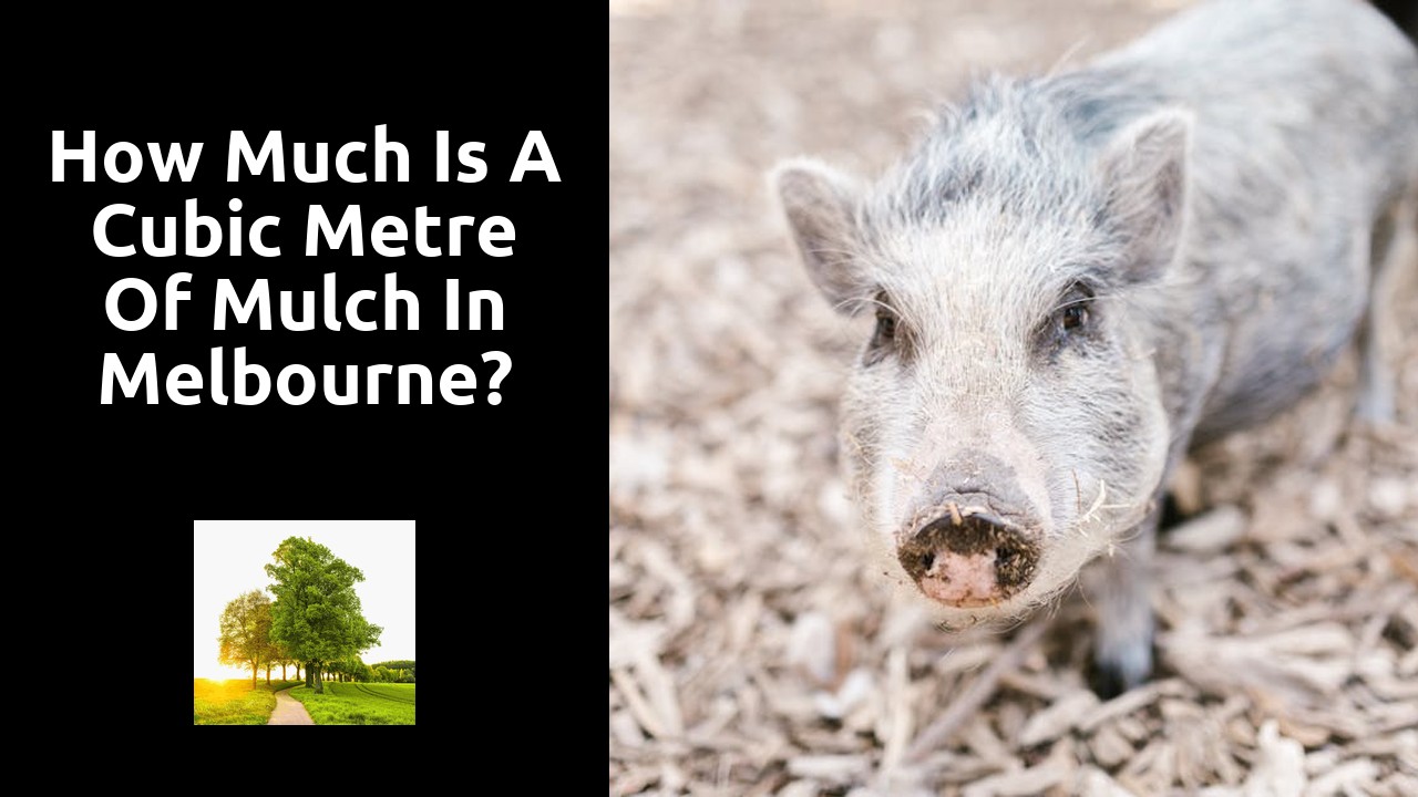 How much is a cubic Metre of mulch in Melbourne?